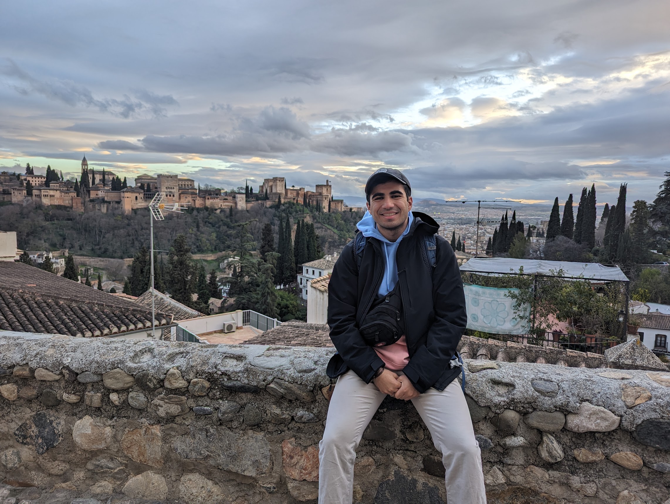 Me at the Alhambra in Spain